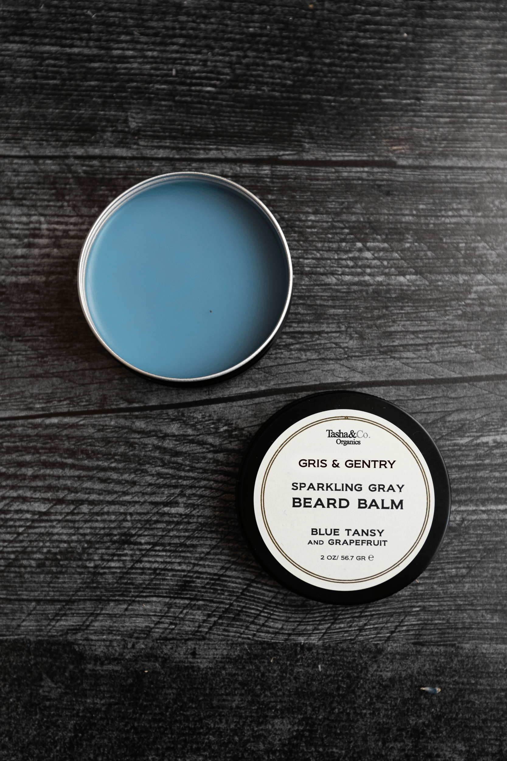 Gris and Gentry Sparkling Gray Beard Balm - helps keep the yellow out - Image 2