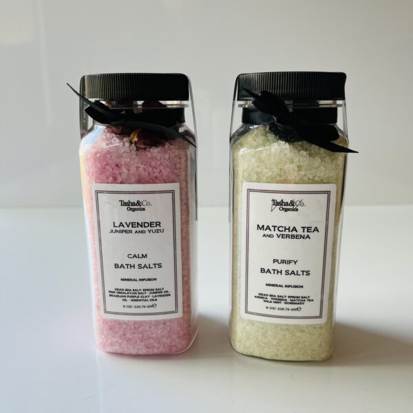 Lavender Juniper and Yuzu Calming Bath Salts